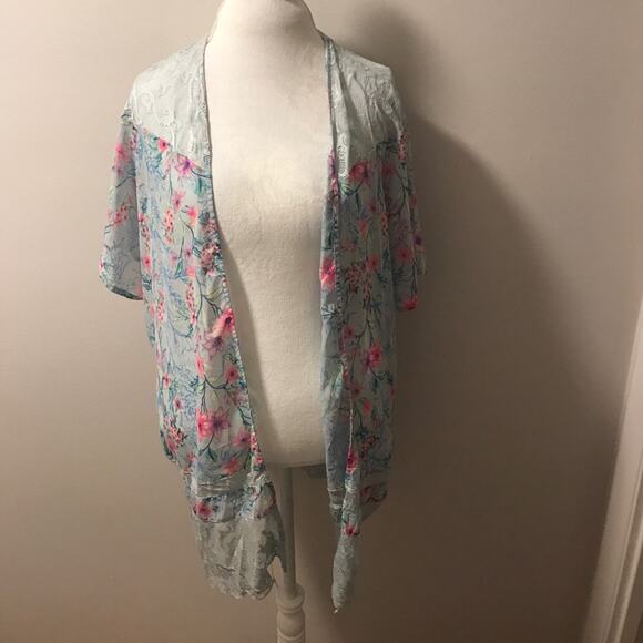 Candies Open Kimono Floral - Picture 1 of 6